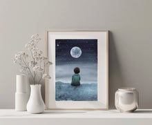 Lade das Bild in den Galerie-Viewer, Fine Art Print "MONDJUNGE"
