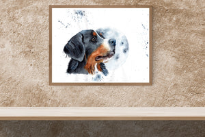 Fine Art Print "BERNER SENNENHUND"