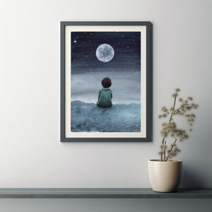 Fine Art Print "MONDJUNGE"