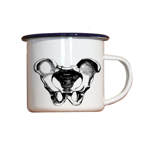 Emaille-Becher "BECKEN", Tasse, Geschenk