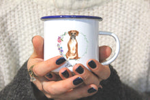 Lade das Bild in den Galerie-Viewer, Personalisierter Emaille-Becher &quot;BOXER&quot;, Tasse, Geschenk
