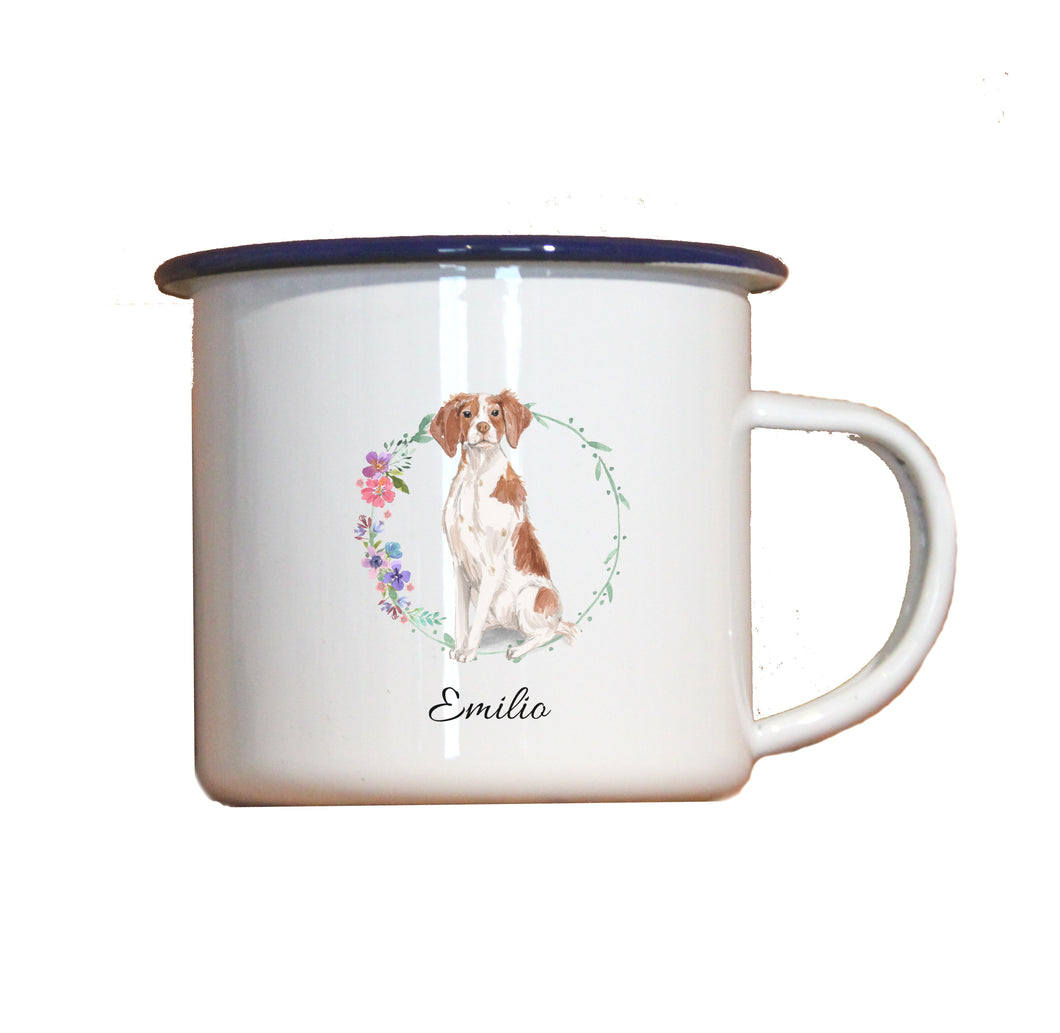 Personalisierter Emaille-Becher 