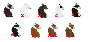 Personalisierter Emaille-Becher "BULLTERRIER", Tasse, Geschenk