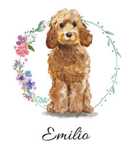 Personalisierter Emaille-Becher "COCKAPOO", Tasse, Geschenk