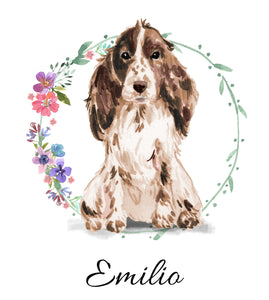 Personalisierter Emaille-Becher "COCKER SPANIEL", Tasse, Geschenk