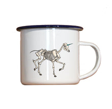 Lade das Bild in den Galerie-Viewer, Emaille-Becher &quot;CREEPY UNICORN&quot;, Tasse, Geschenk
