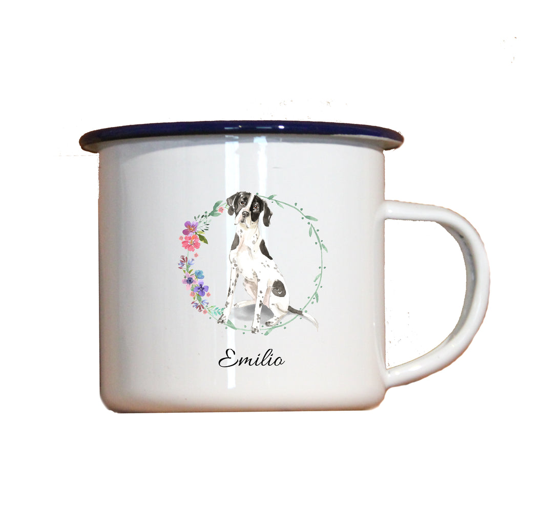 Personalisierter Emaille-Becher 