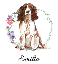 Lade das Bild in den Galerie-Viewer, Personalisierter Emaille-Becher &quot;ENGLISCHER SPRINGER SPANIEL&quot;, Tasse, Geschenk
