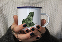 Lade das Bild in den Galerie-Viewer, Emaille-Becher &quot;FROSCH&quot;, Tasse, Geschenk
