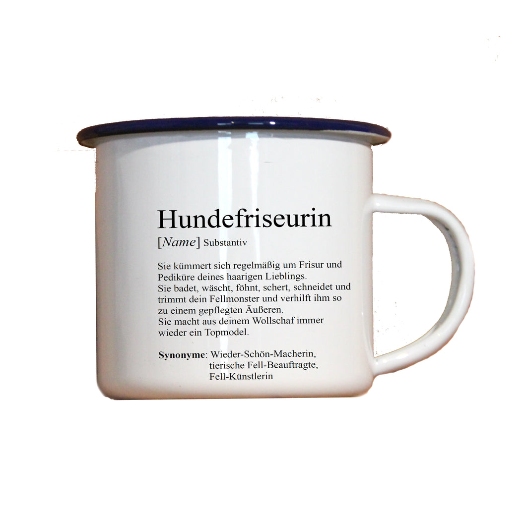 Personalisierter Emaille-Becher 