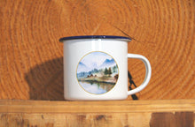 Lade das Bild in den Galerie-Viewer, Emaille-Becher &quot;AM SEE&quot;, Tasse, Geschenk
