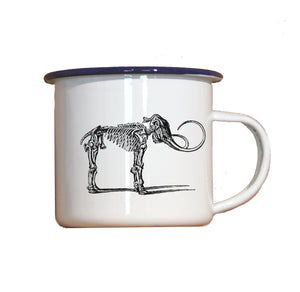 Emaille-Becher "MAMMUT", Tasse, Geschenk