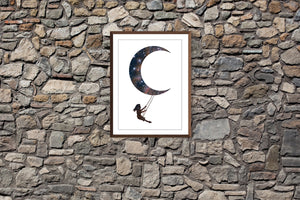 Poster "MONDSCHAUKEL"