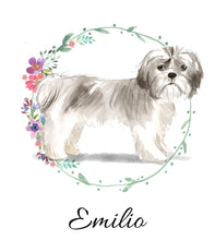 Lade das Bild in den Galerie-Viewer, Personalisierter Emaille-Becher &quot;SHIH TZU&quot;, Tasse, Geschenk
