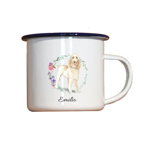 Personalisierter Emaille-Becher "SPINONE ITALIANO", Tasse, Geschenk